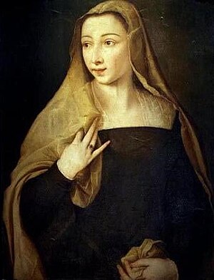 Tiziano - Retrato de Settimia Jacovacci (?), Anteriormente identificado como Vittoria Farnese - Budapest.jpg