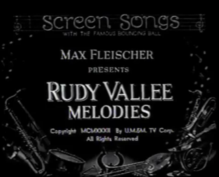 <i>Rudy Vallee Melodies</i> 1932 short film