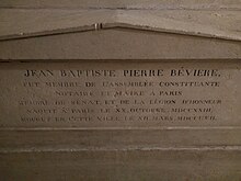 Tomb of Jean-Baptiste-Pierre Bevière in Panthéon.jpg