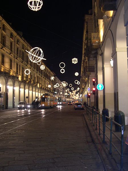 File:Torino-Via Pô-view from Piazza Castello.JPG