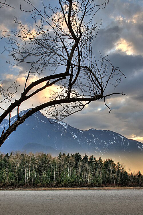 The Fraser River west of Hope