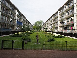 Bos en Lommer Neighborhood of Amsterdam in North Holland, Netherlands