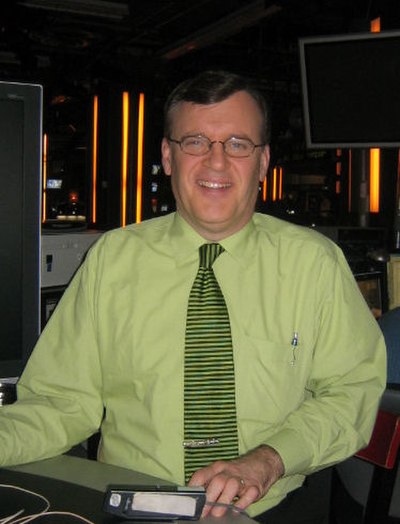 Onley on the set of Home Page, 2006