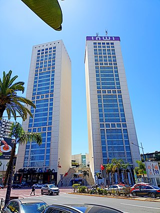 <span class="mw-page-title-main">Casablanca Twin Center</span> Complex of two skyscrapers in Casablanca, Morocco