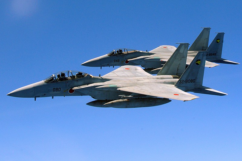 File:Two Japan Air Self Defense Force F-15 jets.jpg