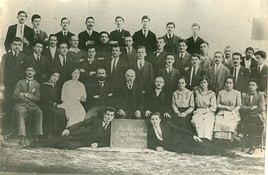 Treće kolo Učiteljske škole u Negotinu nakon završenog šestomesečnog tečaja 1919.