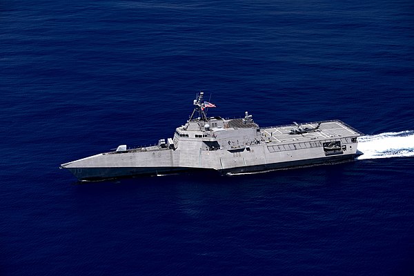 USS Gabrielle Giffords in the Philippine Sea, October 2019