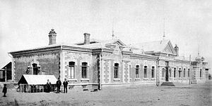 Вокзал ст. Усть-Лабинская, 1902 г.