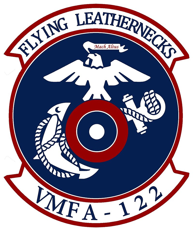 USMC VMFA-122 CRUSADERS WEREWOLVES PATCH