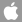Vectorized Apple gray logo