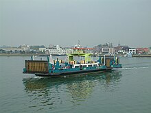 The Blankenburg ferry, in Connexxion colours Veerboot Blankenburg (12).JPG