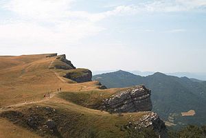 Le plateau d'Ambel en août