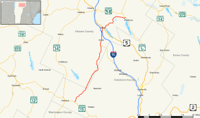 Vermont Route 16 Map.svg