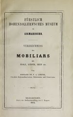 Thumbnail for File:Verzeichniss des Mobiliars aus Holz, Leder, Bein etc. (IA verzeichnissdesm00furs).pdf