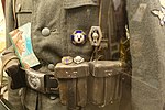 Thumbnail for File:WW2 in Norway. Frontkjemper (Norwegian volunteer). Waffen-SS uniform. Decorations etc. Fronterkjempermerket, Pohjois rintama Die Nordfront, SS Nordland and skull rings, etc. Lofoten krigsminnemuseum 2019.05.08 DSC09955.jpg