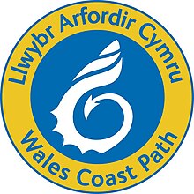 The Wales Coast Path shell logo Wales coast path logo.JPG