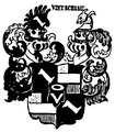 Gebessertes Wappen der Freiherren von Vintschgau in Siebmachers Wappenbuch
