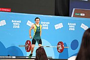 Deutsch: Gewichtheben bei den Olympischen Jugendspielen 2018; Tag 2, 10. Oktober 2018; Jungen 62 kg English: Weightlifting at the 2018 Summer Youth Olympics at 8 October 2018 – Boys' 62 kg