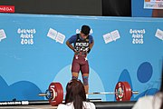 Deutsch: Gewichtheben bei den Olympischen Jugendspielen 2018; Tag 2, 10. Oktober 2018; Jungen 62 kg English: Weightlifting at the 2018 Summer Youth Olympics at 8 October 2018 – Boys' 62 kg