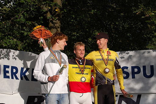 Weiswampach triathlon 2007 men podium Belgium