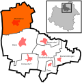 Deutsch: Lage von Welsleben in der Gemeinde Bördeland im Salzlandkreis in Sachsen-Anhalt, Deutschland. English: Location of Welsleben in the municipality Bördeland in Salzlandkreis in Saxony-Anhalt, Germany.   selected district   other districts   settlement   border of the municipality   border between two districts   This file was uploaded with Commonist.