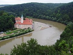 Weltenburg * Founded in 600 A.D., this monastery has the oldest monastic beer brewery worldwide (since 1050) - panoramio.jpg