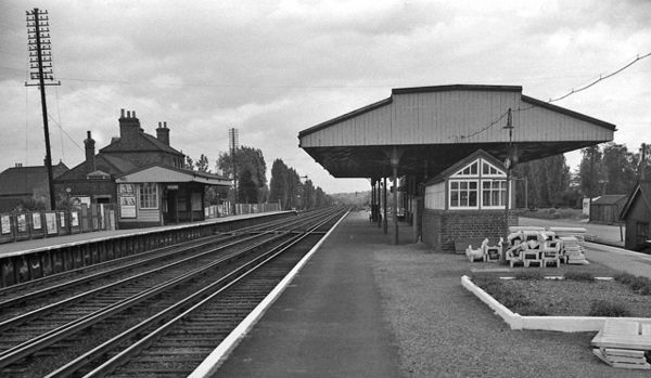 West Byfleet Station in 1962