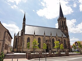 Illustrasjonsbilde av artikkelen Saint-Martin protestantiske kirke i Westhoffen