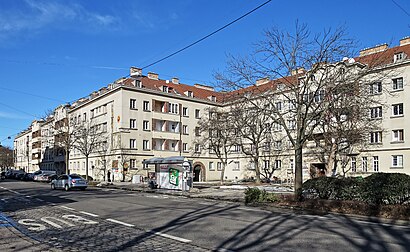 So kommt man zu dem Goethehof mit den Öffentlichen - Mehr zum Ort Hier