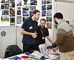 Čeština: Stánek Wikimedia CZ na knižním veletrhu v Ostravě English: Wikimedia CZ exposition at the Book Fair in Ostrava, Czech Republic