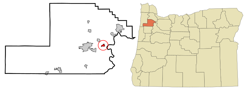 File:Yamhill County Oregon Incorporated and Unincorporated areas Dayton Highlighted.svg