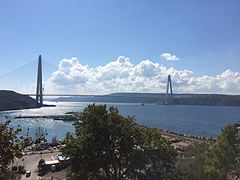 A ponte vista de Poyrazköy