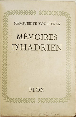 <i>Memoirs of Hadrian</i> 1951 historical novel by Marguerite Yourcenar