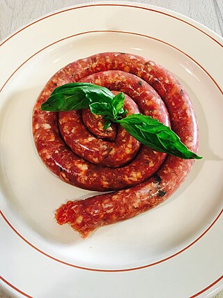 <i>Zampina</i> Italian variety of cold meat