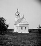 Па надбудове купала-цыбуліны, каля 1900 г.