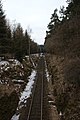 Čeština: Železniční trať č. 162, úsek Všesulov - Zavidov, Středočeský kraj English: Train track no. 162 between Všesulov and Zavidov, Central Bohemian Region, CZ