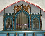 Zudar, church, organ (2009-09-13) .JPG