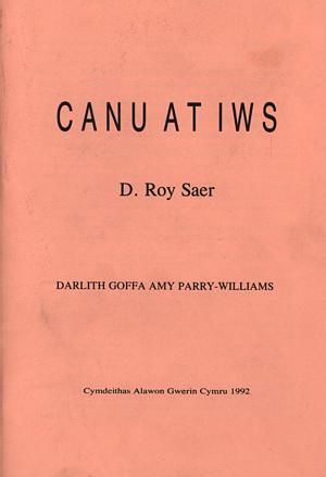 Delwedd:Darlith Goffa Amy Parry-Williams Canu at Iws (1992) (llyfr).jpg