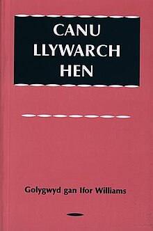 Canu Llywarch Hen (llyfr).jpg