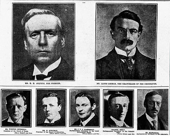 Cabinet Cyntaf Asqith ym 1908
