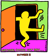 Logo National Coming Out Day ncod - Jungschwuppen Mittwochsclub am Mittwoch, 11. Oktober: Coming-Out-Day
