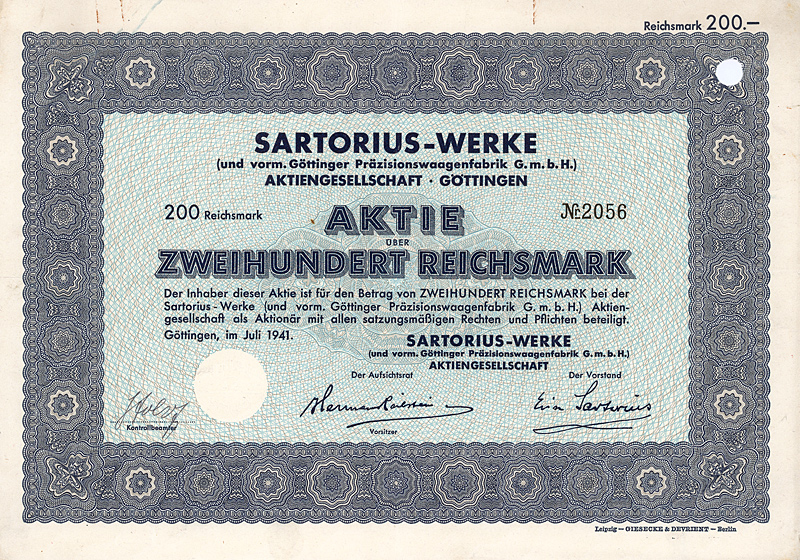 Datei:Sartorius-Werke 1941 200 RM.jpg