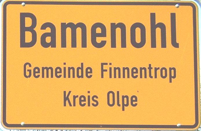 Datei:Bamenohl Ortsschild.jpg