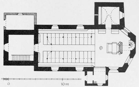 Datei:Spansberg Dorfkirche Grundrisst 1914.jpg