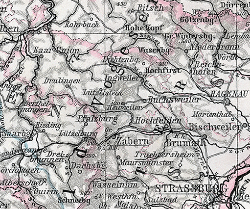 Bildergebnis für Neuwiller straßburg Landkarte