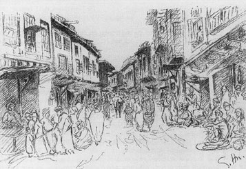 Datei:Straße im Bagdad des 19. Jahrhunderts.JPG