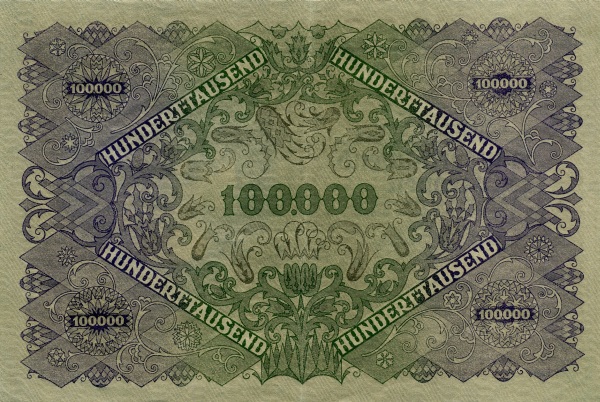 Datei:100000Kronen1922hinten.jpg