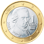 Österreichische 1-Euro-Münze (2002)