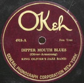 Datei:King Oliver's Jazz Band - Dipper Mouth Blues.jpg