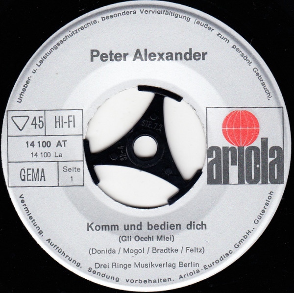 Datei:Peter Alexander, Komm und bedien dich.jpg